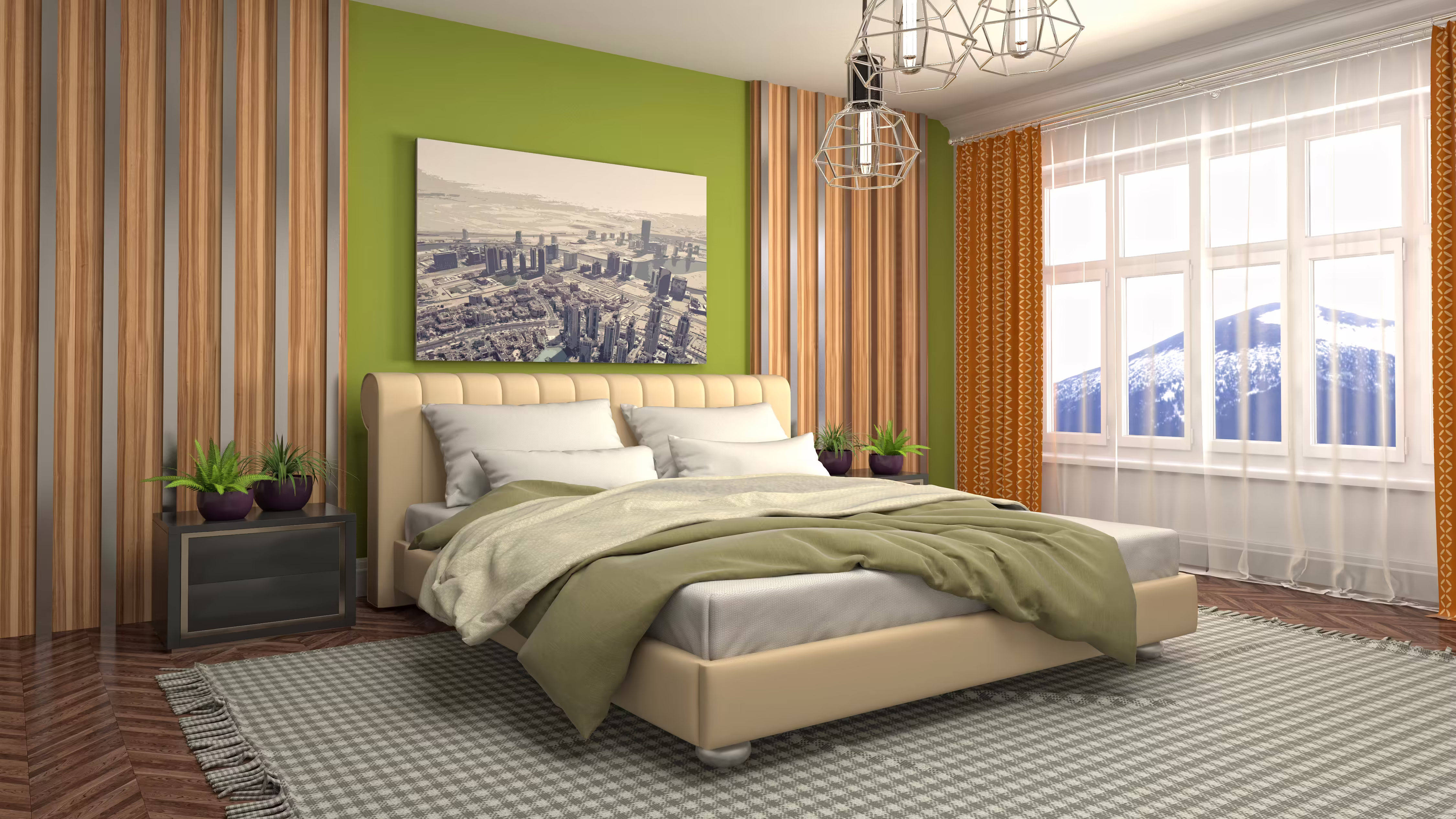 Luisnvaya Bed Plus Side Table