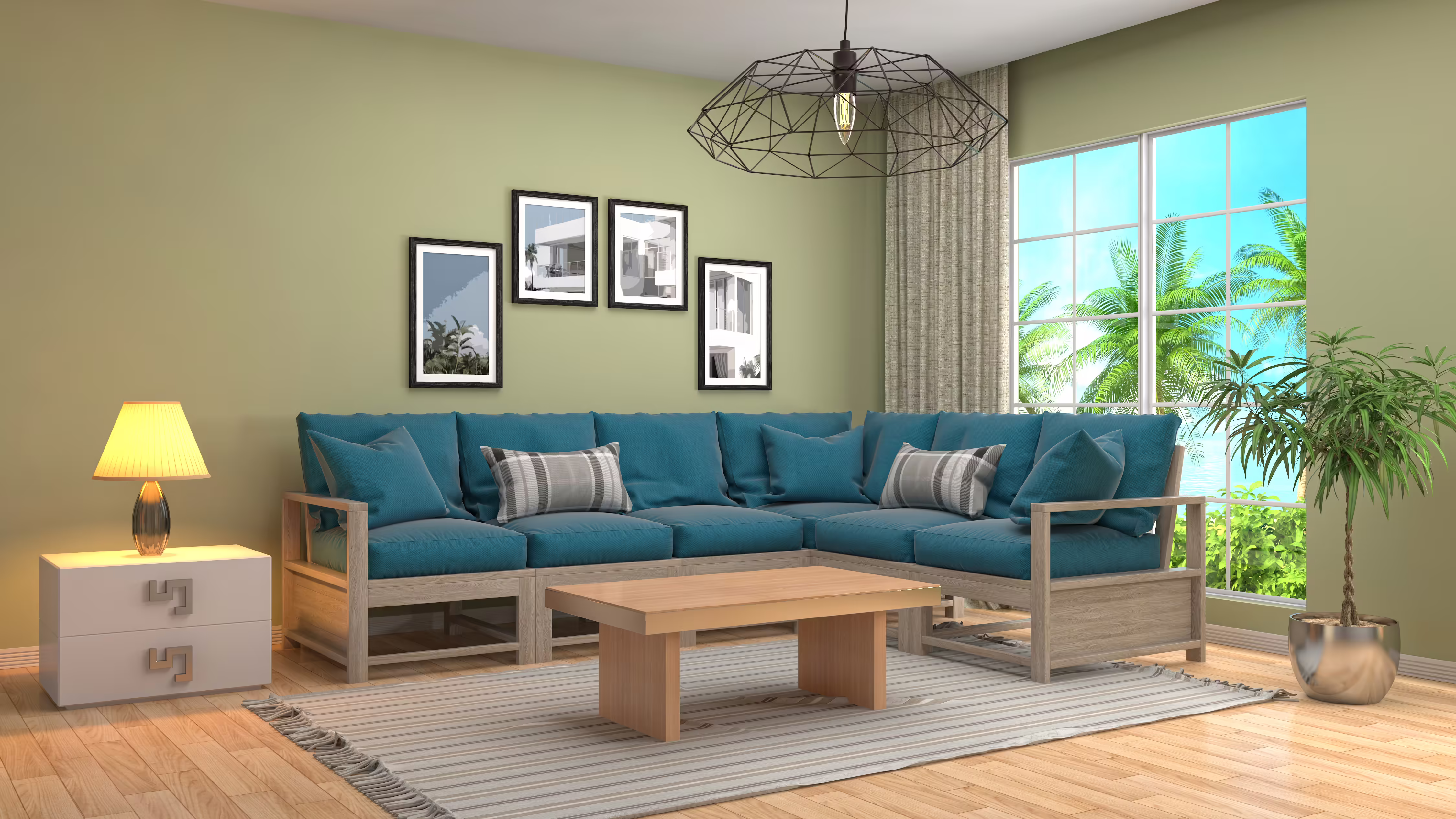 Luisnvaya Home Furniture Center Table Veener Finish
