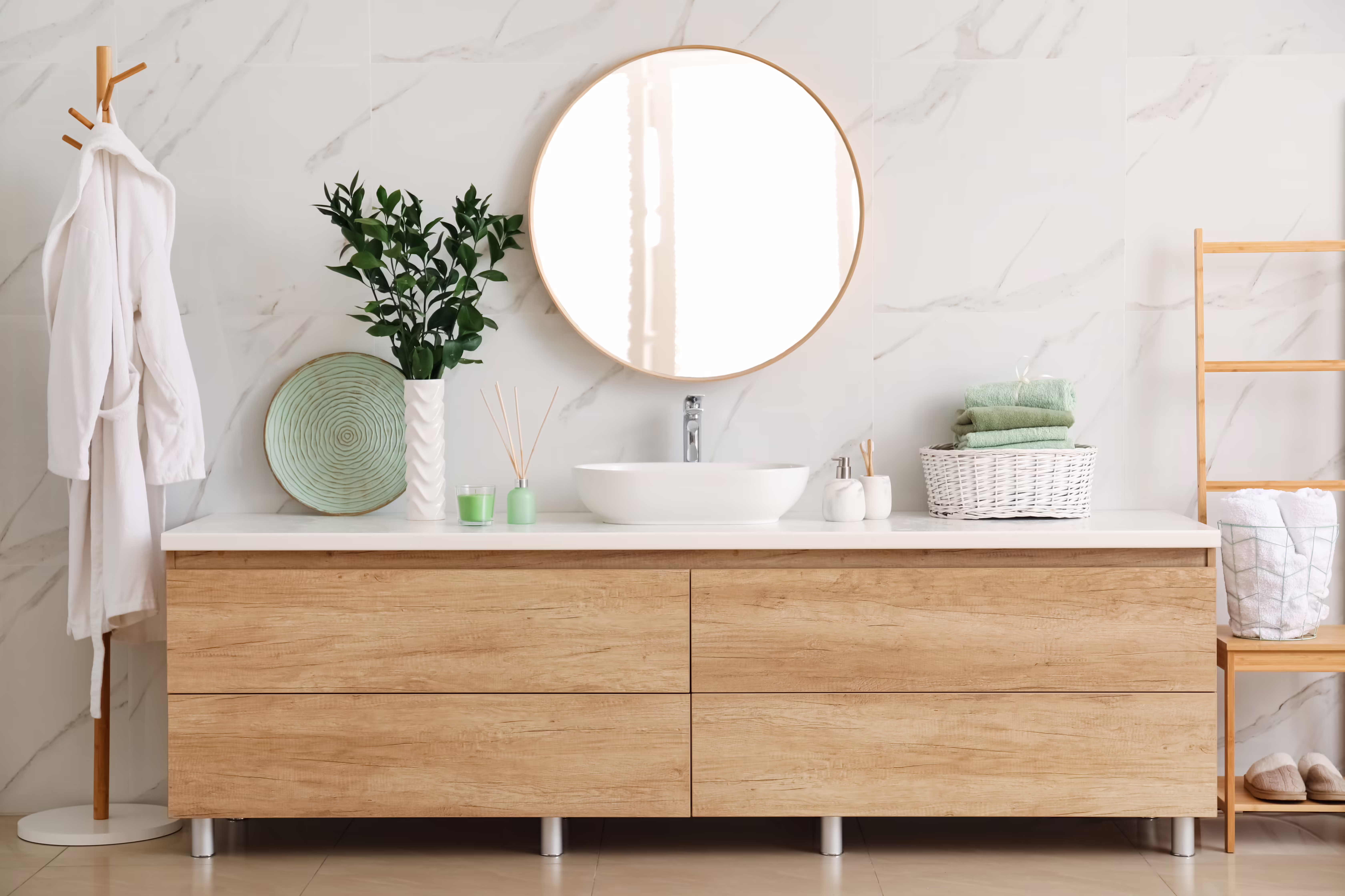 Luisnvaya Home Furniture VanityUnit Veneer Finish